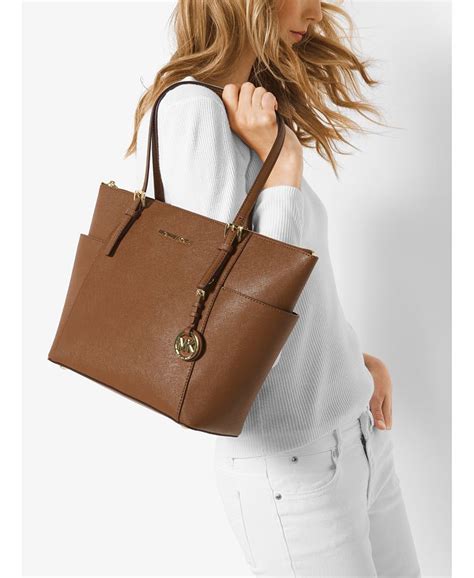 michael kors jet set east west top zip tote mandarin|Michael Kors logo jet set.